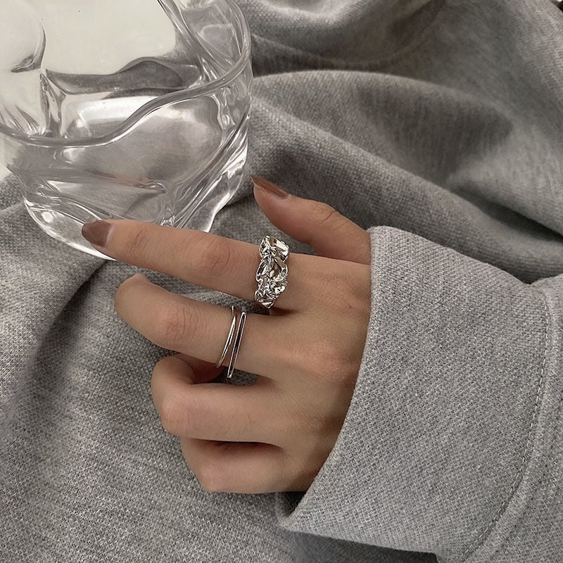 Metal Fashion Personality Ring for Women