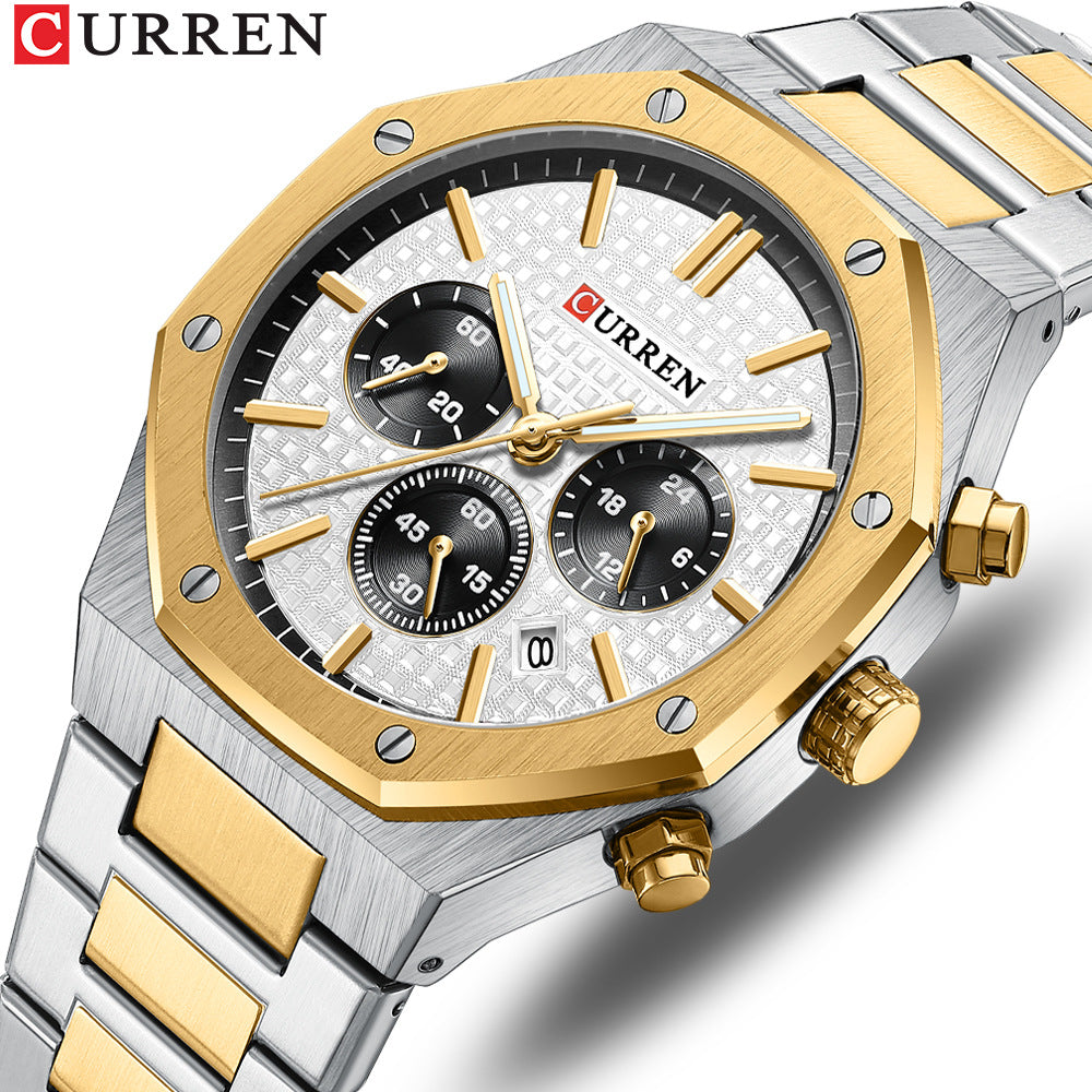 Curren 8440 Men's Quartz Watch with Calendar