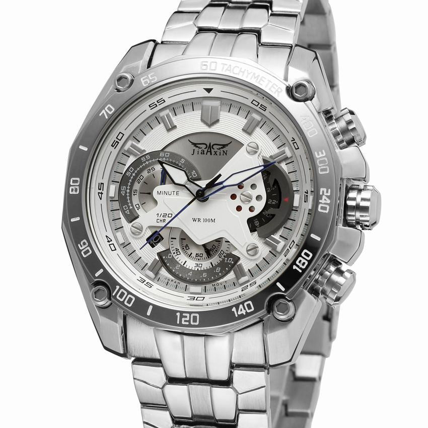 Men's Waterproof Automatic Mechanical Watch with Calendar