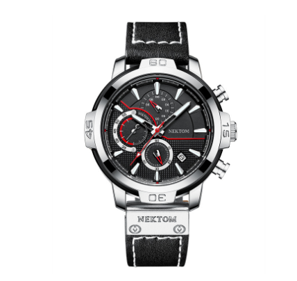 LIGE Multifunctional Waterproof Quartz Watch for Business