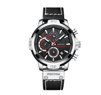 LIGE Multifunctional Waterproof Quartz Watch for Business