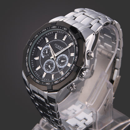 CURREN 8084 Men's Business Quartz Steel Watch