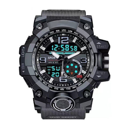 Men's Sports Digital Watch - Waterproof with Luminous Feature