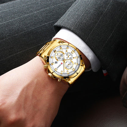 CURREN 8360 Men's Waterproof Quartz Watch with Calendar