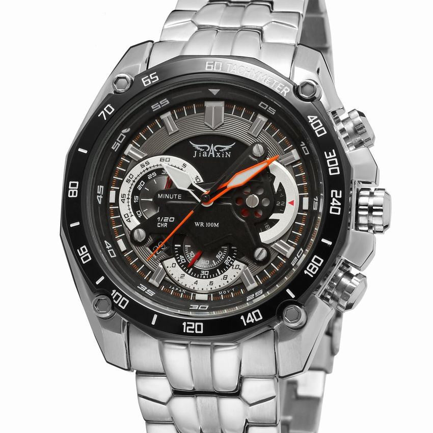 Men's Waterproof Automatic Mechanical Watch with Calendar