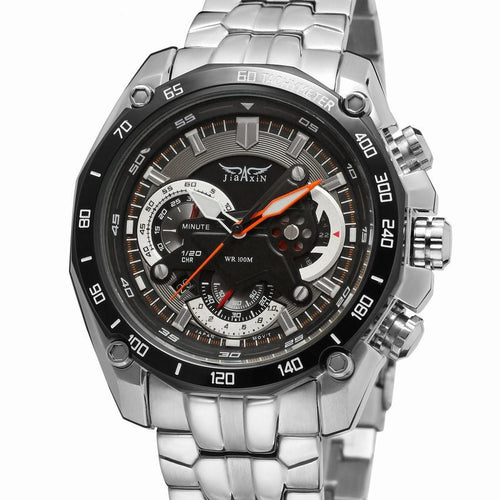 Men's Waterproof Automatic Mechanical Watch with Calendar