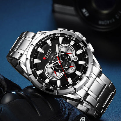 Curren 8363 Men's Multifunctional Waterproof Quartz Watch