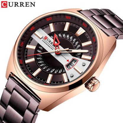 Curren 8403 Men's Quartz Watch with Steel Band
