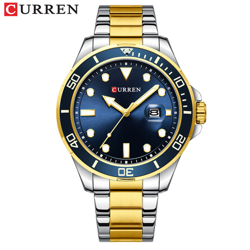 Curren 8388 Steel Band Quartz Men's Watch