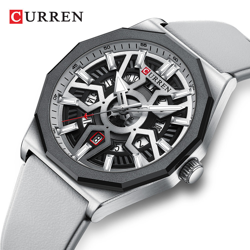 CURREN 8437 Men's Quartz Watch with Calendar
