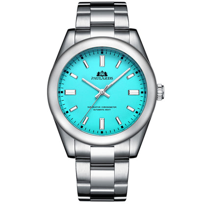 Luminous Automatic Mechanical Steel Band Watch