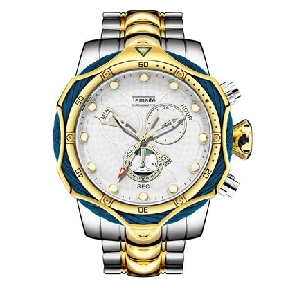Men's Quartz Watch with Steel Band