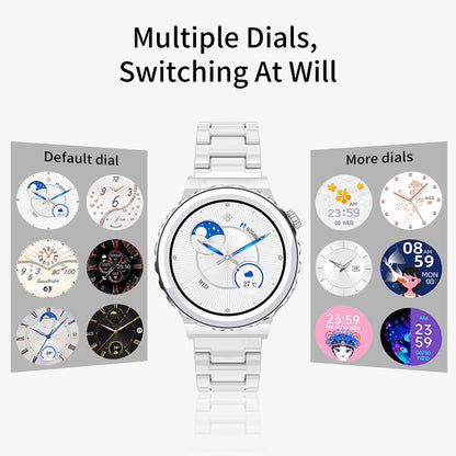 Bluetooth Smart Watch with Heart Rate and Call Alerts