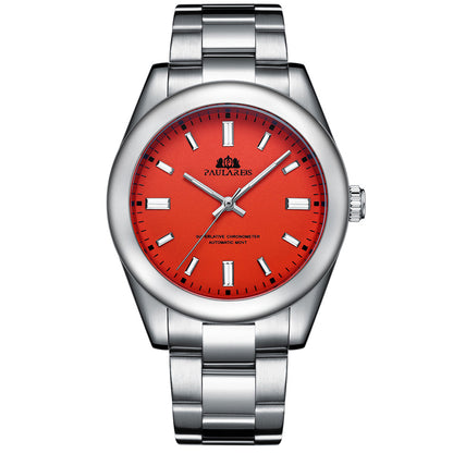 Luminous Automatic Mechanical Steel Band Watch