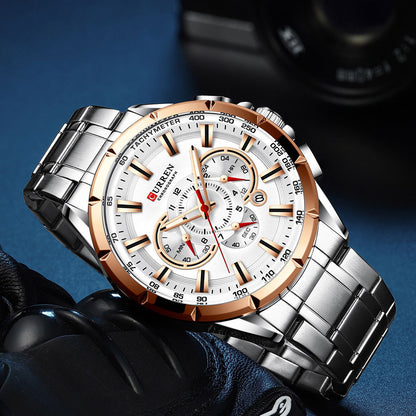 Curren 8363 Men's Multifunctional Waterproof Quartz Watch