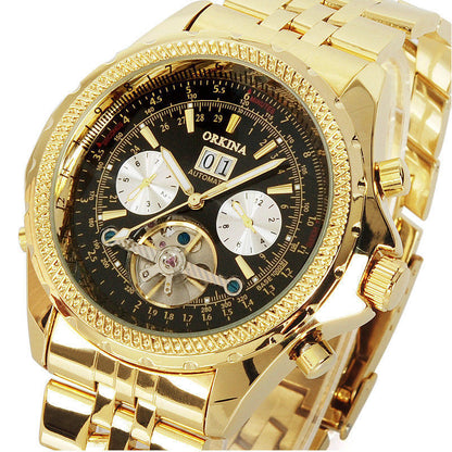 Multifunctional Calendar Men's Automatic Mechanical Watch