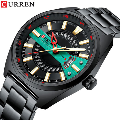 Curren 8403 Men's Quartz Watch with Steel Band
