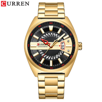 Curren 8403 Men's Quartz Watch with Steel Band