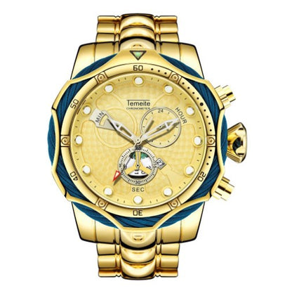 Men's Quartz Watch with Steel Band