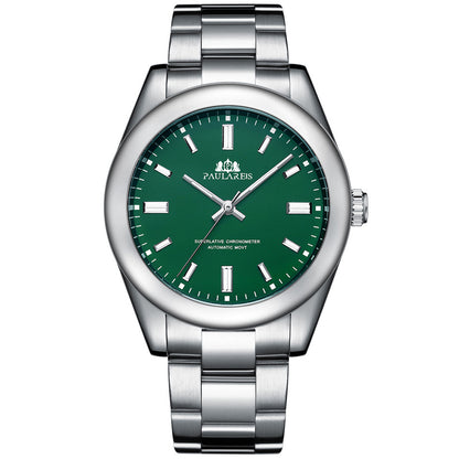 Luminous Automatic Mechanical Steel Band Watch