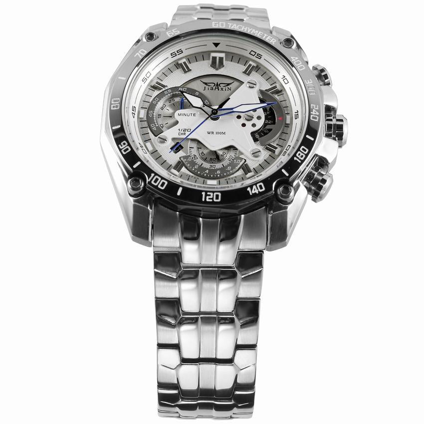 Men's Waterproof Automatic Mechanical Watch with Calendar