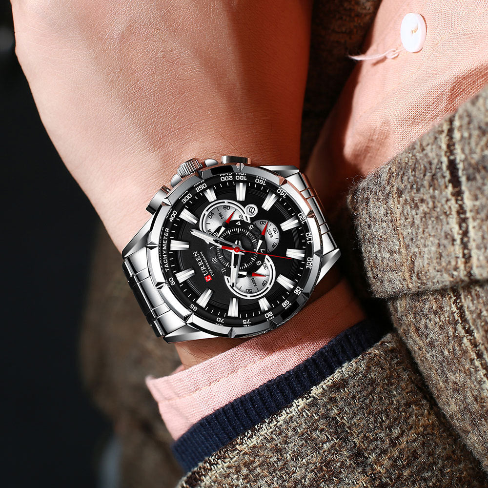 Curren 8363 Men's Multifunctional Waterproof Quartz Watch
