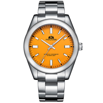 Luminous Automatic Mechanical Steel Band Watch