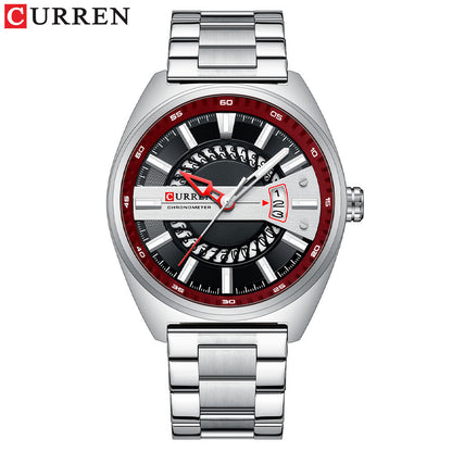 Curren 8403 Men's Quartz Watch with Steel Band