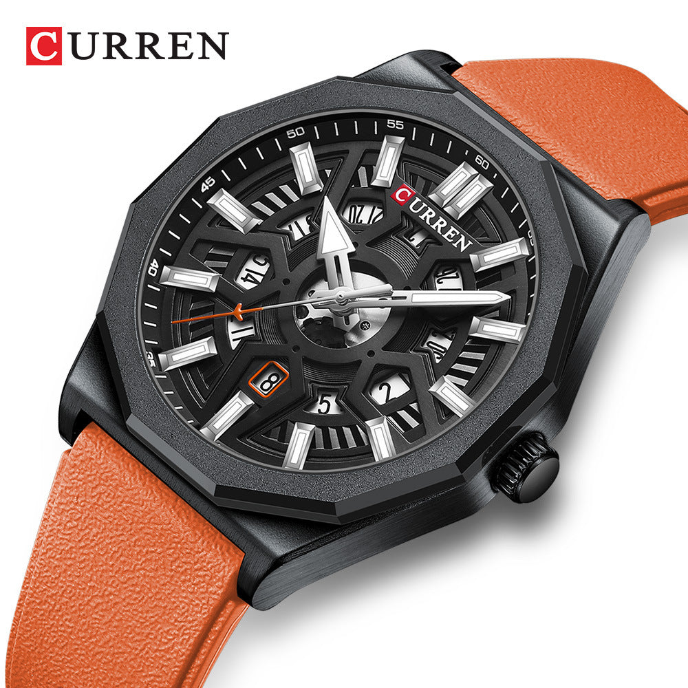 CURREN 8437 Men's Quartz Watch with Calendar