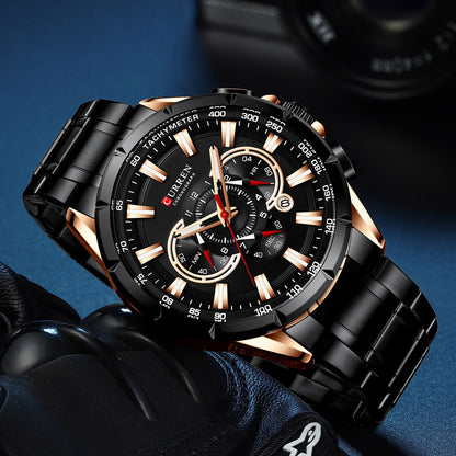 Curren 8363 Men's Multifunctional Waterproof Quartz Watch