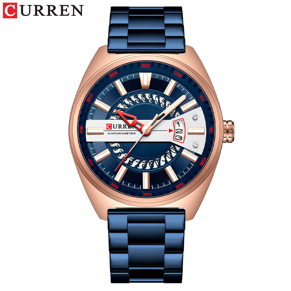 Curren 8403 Men's Quartz Watch with Steel Band
