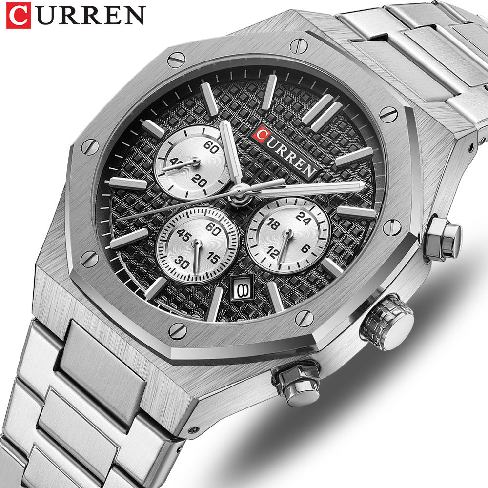 Curren 8440 Men's Quartz Watch with Calendar