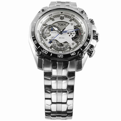 Men's Waterproof Automatic Mechanical Watch with Calendar