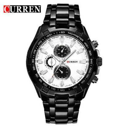 CURREN Men's Business Watch, Stainless Steel Quartz
