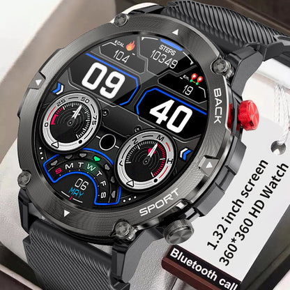 Bluetooth Sports Watch with Heart Rate and Call Alerts