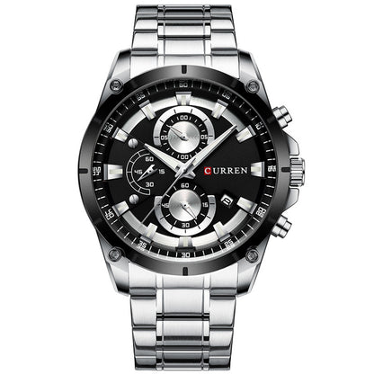 CURREN 8360 Men's Waterproof Quartz Watch with Calendar