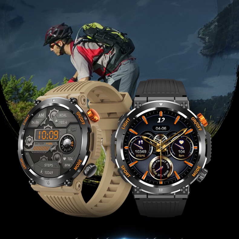 Smart Outdoor Sports Watch with Heart Rate & Bluetooth