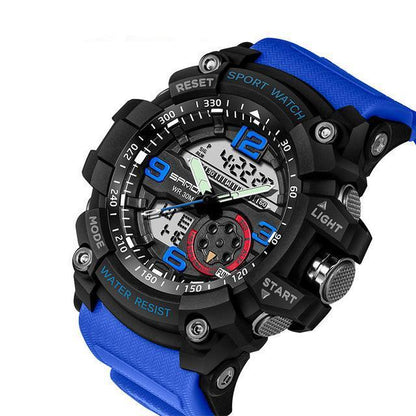 Men's Sports Digital Watch - Waterproof with Luminous Feature