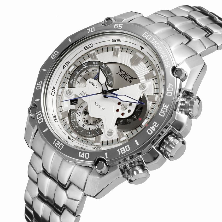 Men's Waterproof Automatic Mechanical Watch with Calendar