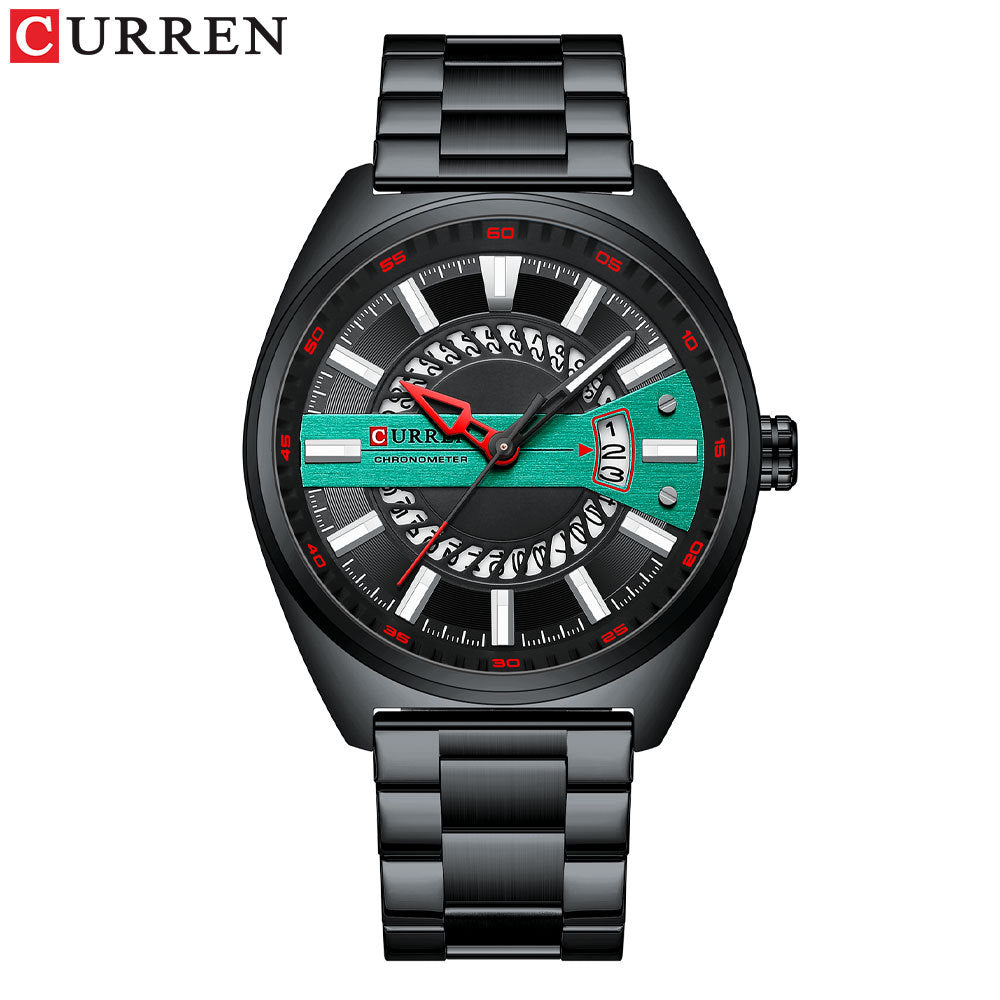 Curren 8403 Men's Quartz Watch with Steel Band