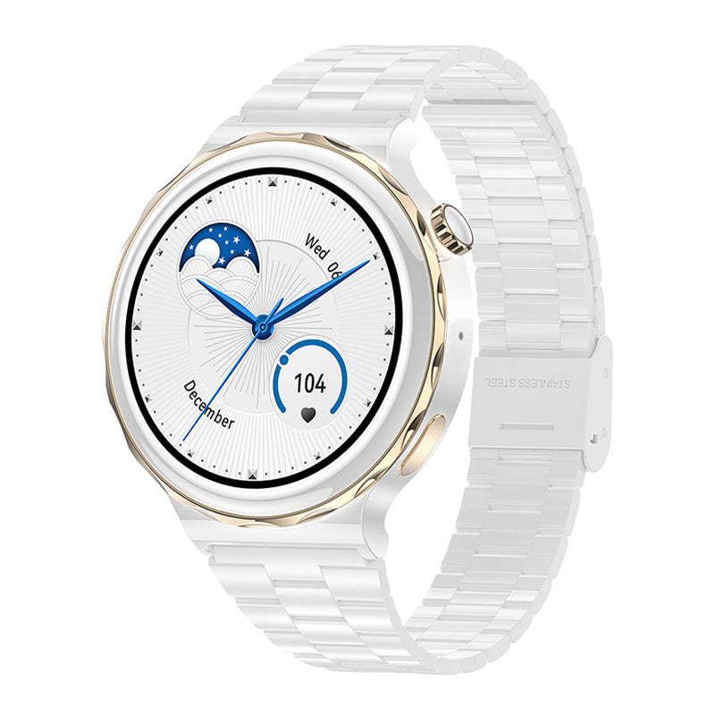 Bluetooth Smart Watch with Heart Rate and Call Alerts